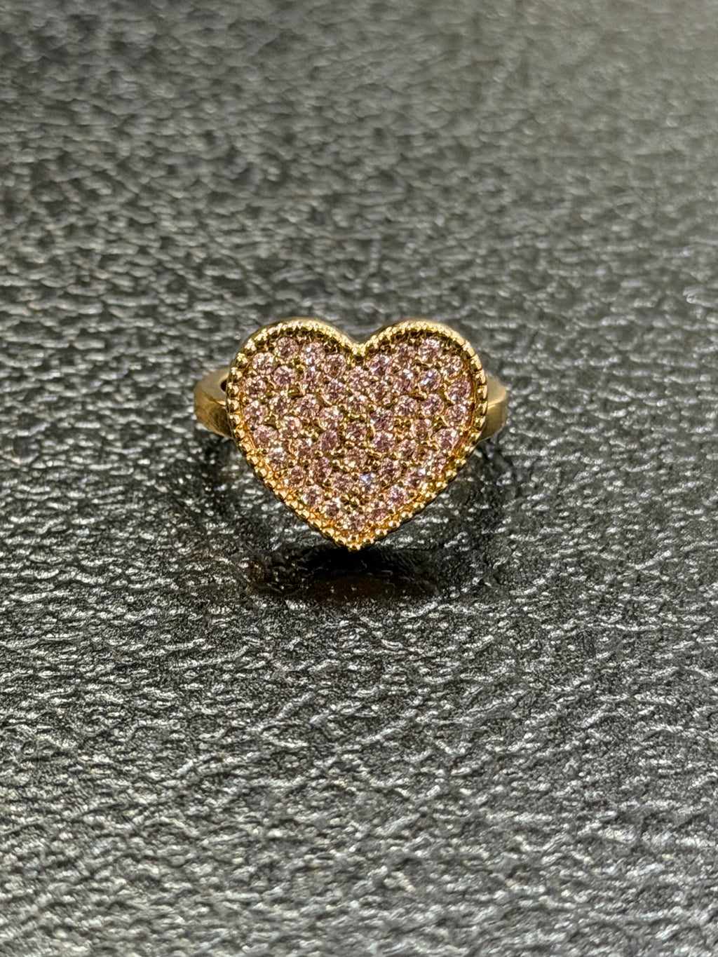 Pink Heart Ring