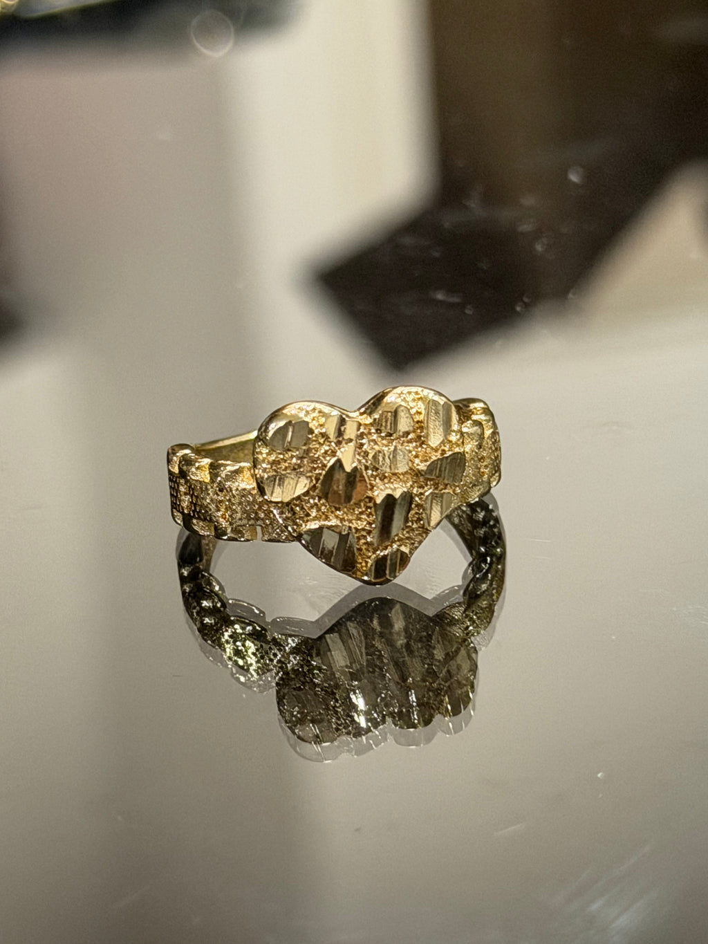 Small nugget ring