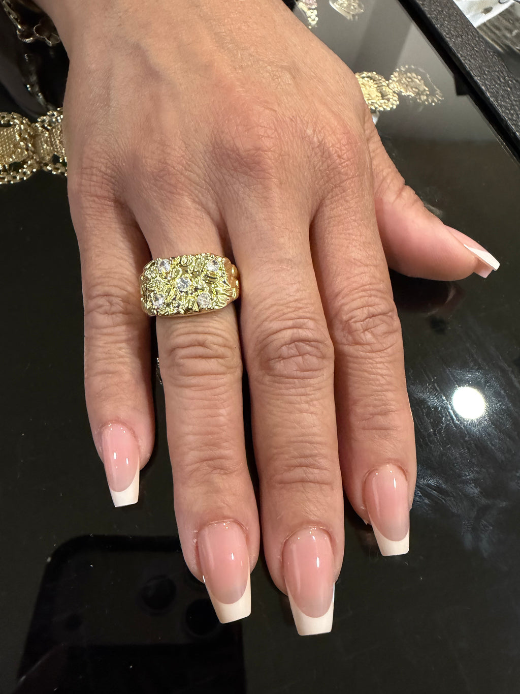 Big Rock Nugget Ring