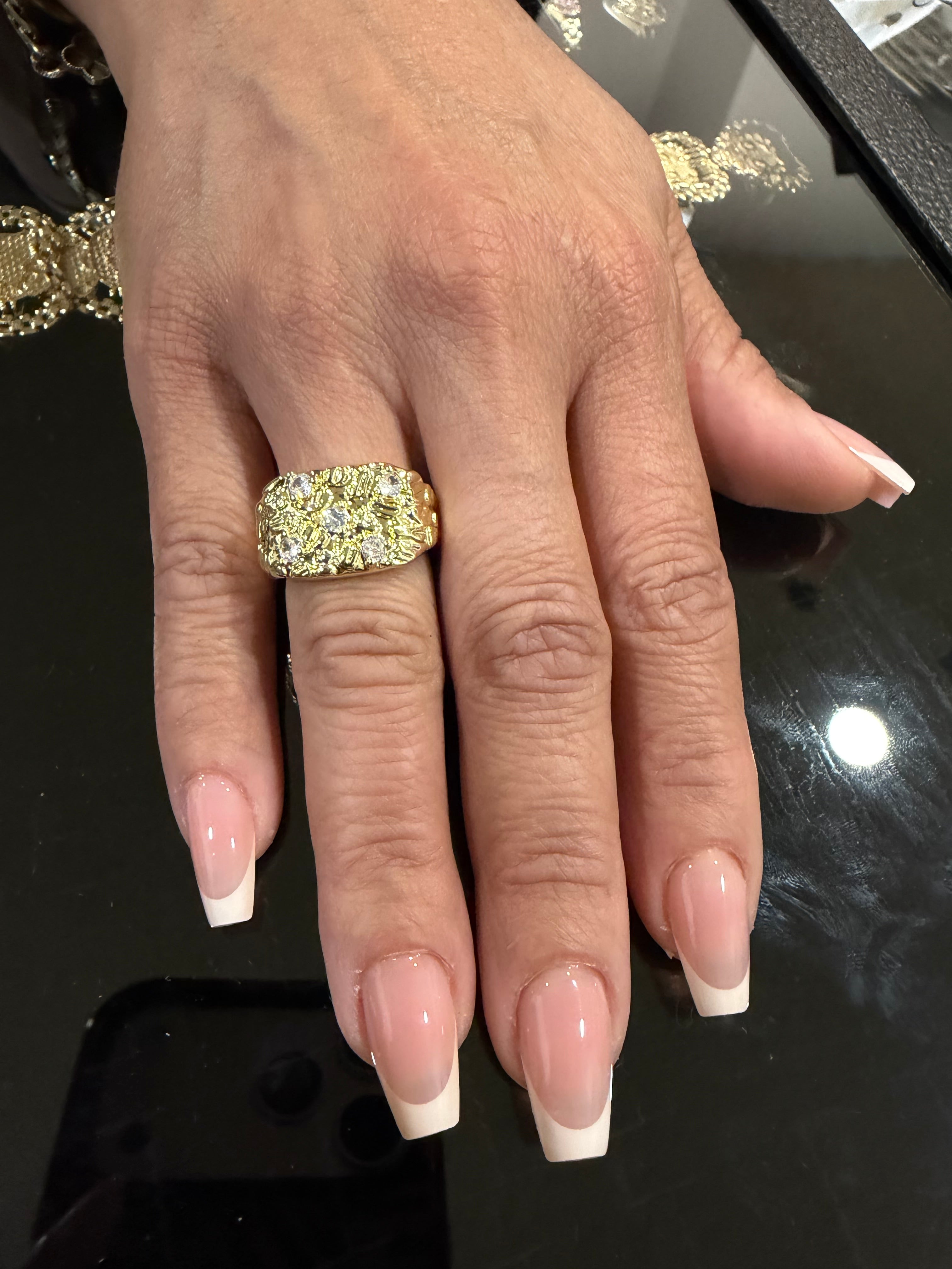 Big Rock Nugget Ring