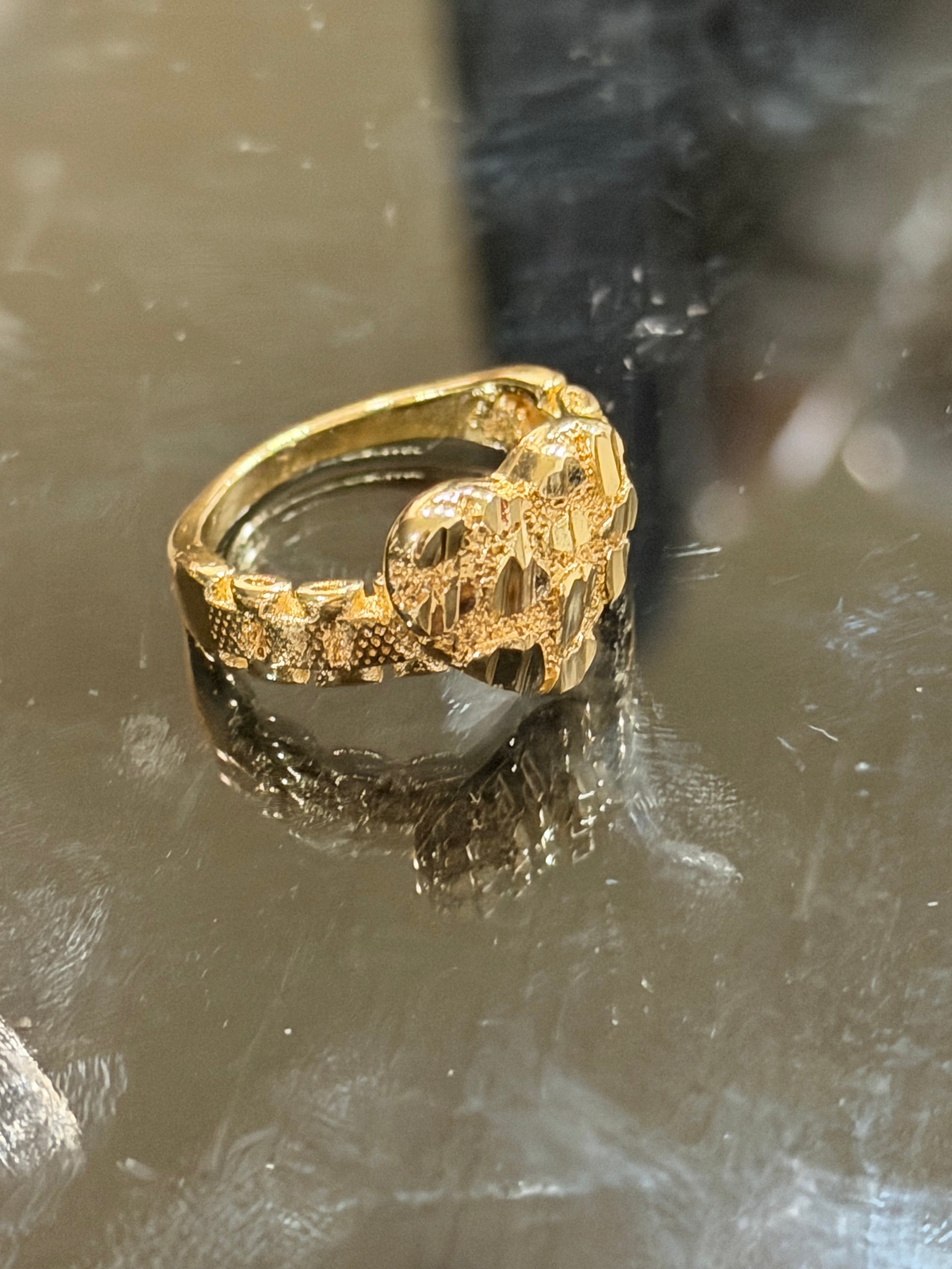 Small nugget ring