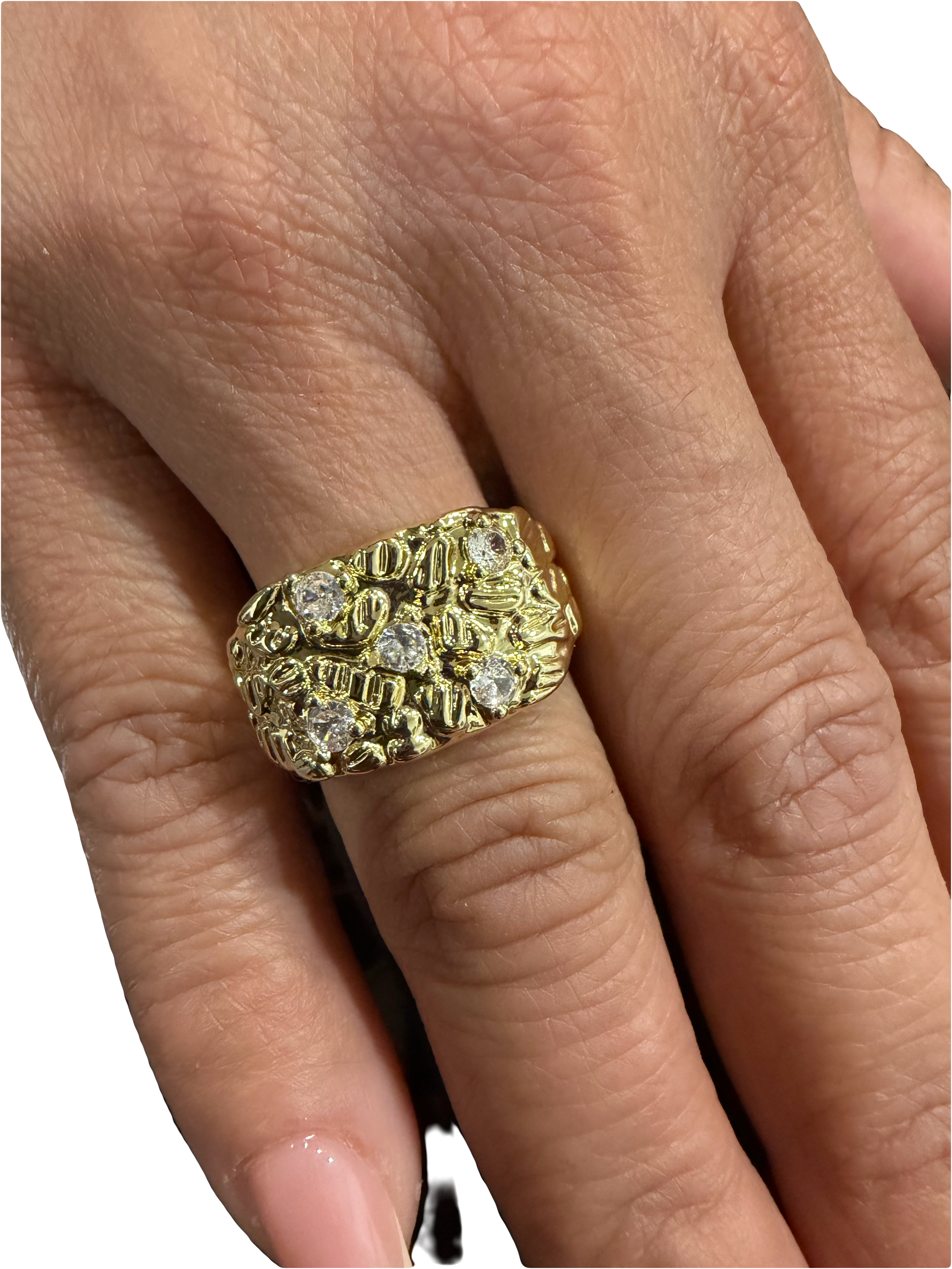 Big Rock Nugget Ring