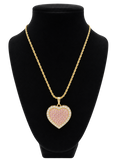 Big Heart pink necklace