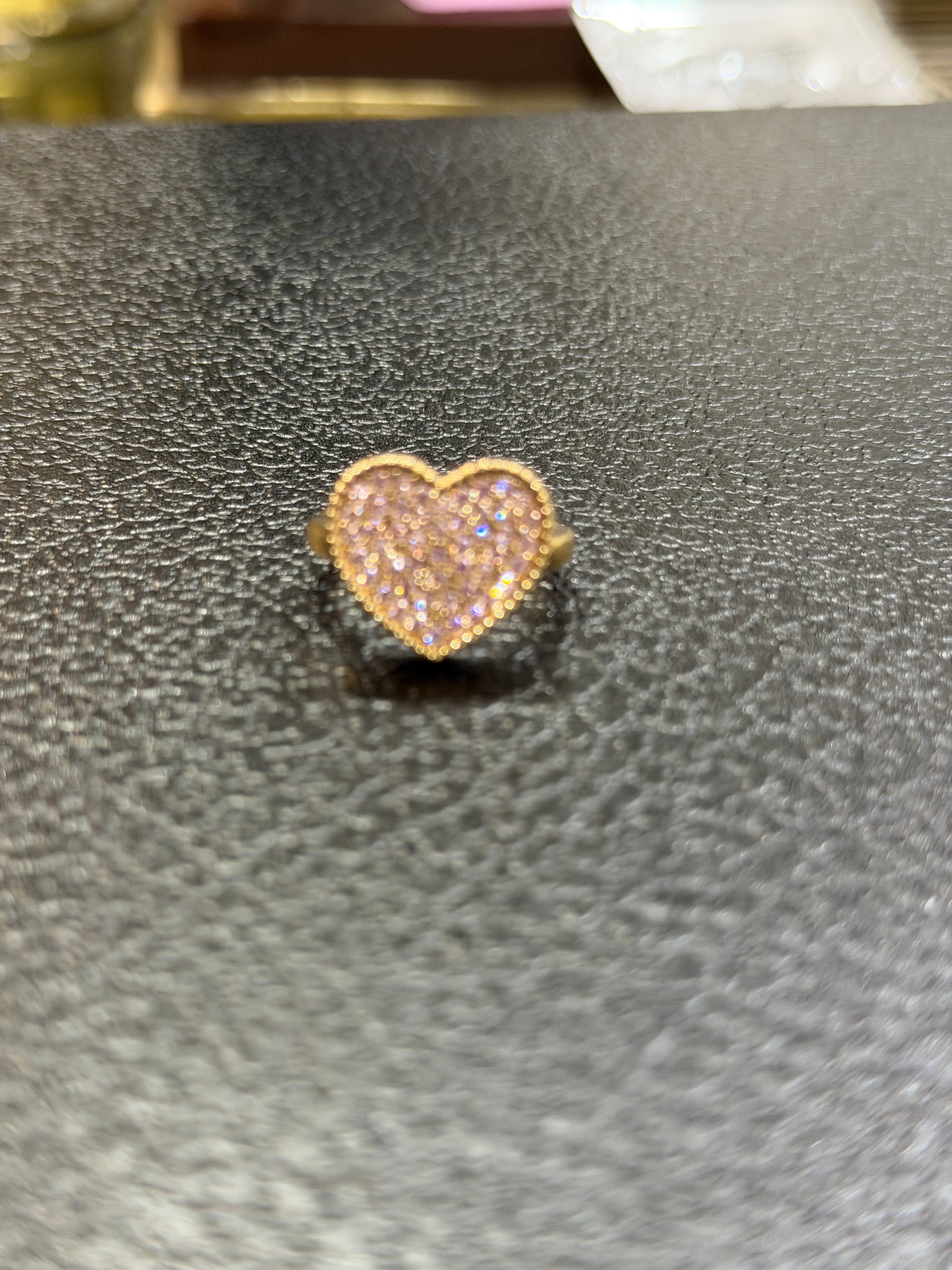 Pink Heart Ring