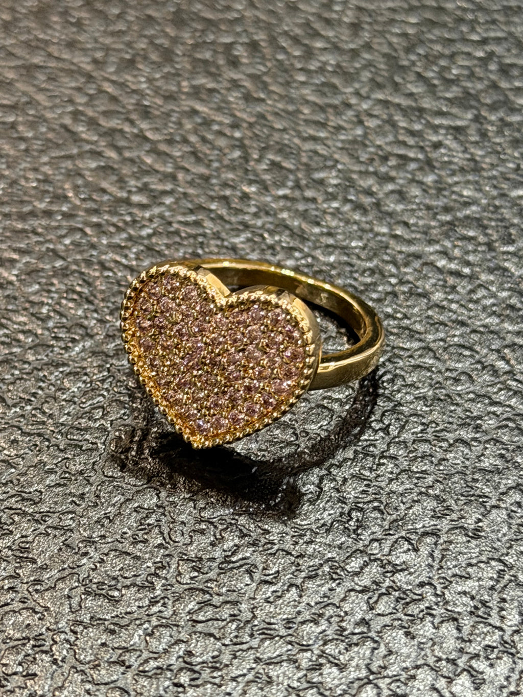 Pink Heart Ring