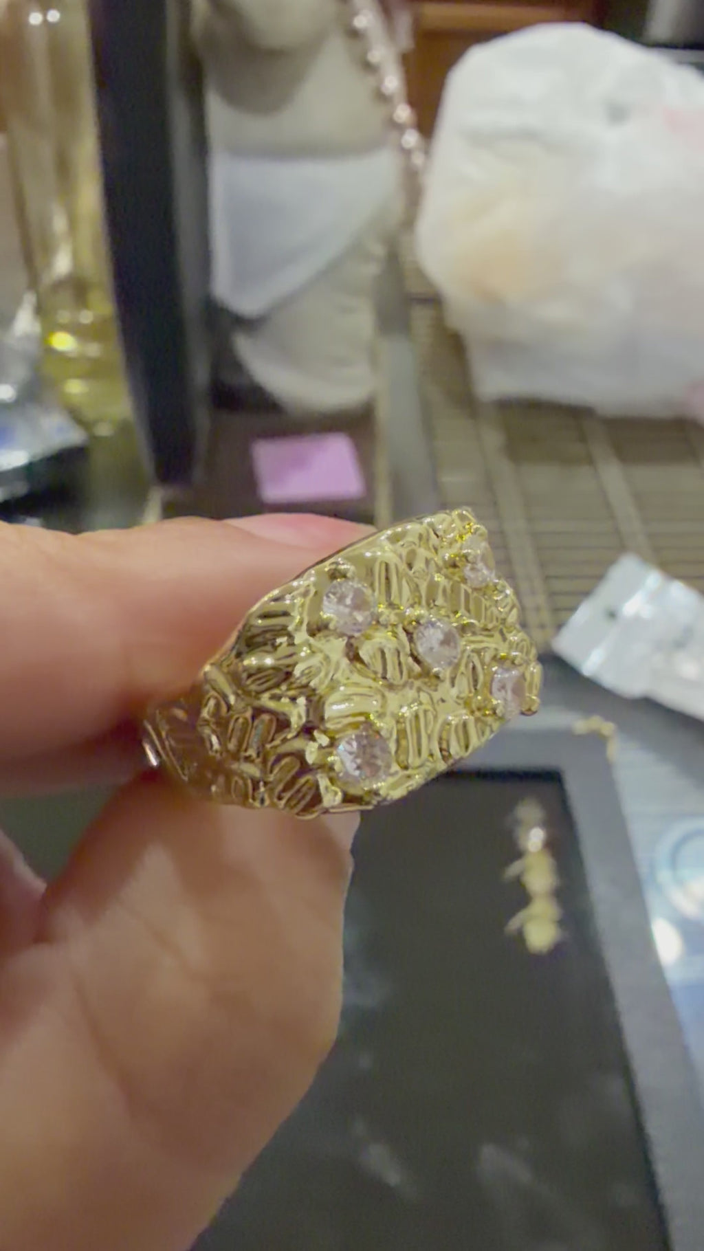 Big Rock Nugget Ring